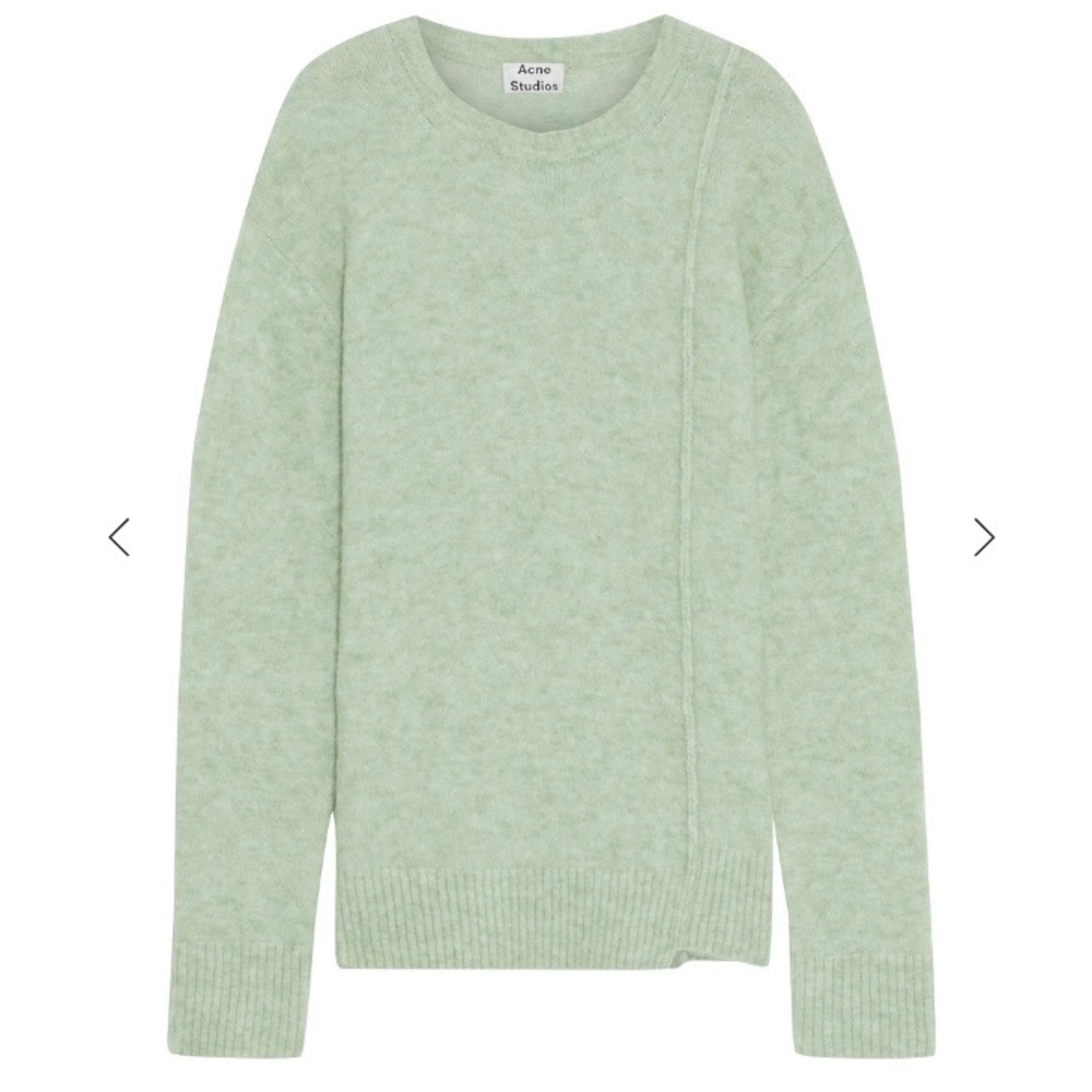 Acne studios brushed knitted sweater